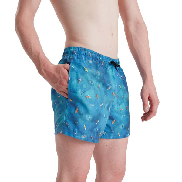 Шорты для плавания Speedo Digital Printed Leisure 14'' (Мужской; M (48-50); Бирюза)